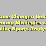 The Game Changer: Unlocking Winning Strategies with Online Sports Analysis